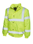 UC804 UNEEK HI VIS BOMBER JACKET