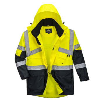 S760 PORTWEST HI-VIS BREATHABLE JACKET YELLOW/NAVY S760 PORTWEST HI-VIS BREATHABLE JACKET YELLOW/NAVY