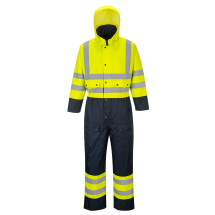 S485 PORTWEST CONTRAST COVERALL LINED