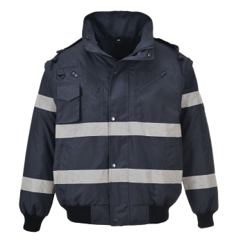 S435 PORTWEST IONA 3IN1 BOMBER JACKET NAVY