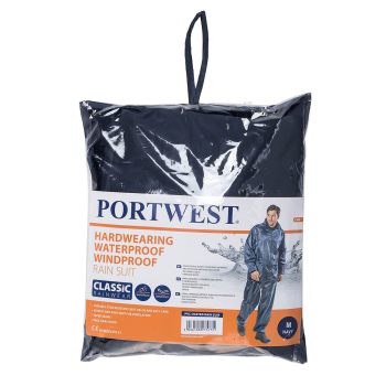 L440 PORTWEST PVC COATED RAIN SUIT NAVY L440 PORTWEST PVC COATED RAIN SUIT NAVY