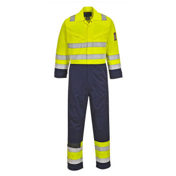HI-VIS MODAFLAME COVERALL YELLOW NAVY NT HI-VIS MODAFLAME COVERALL YELLOW NAVY NT