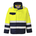 HI-VIS MODAFLAME JACKET YELLOW NAVY