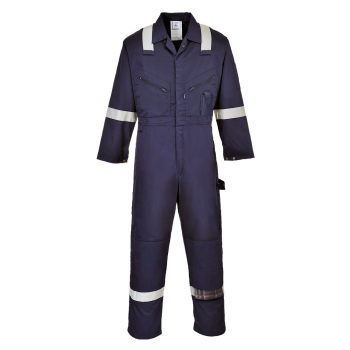 C814 PORTWEST IONA COTTON COVERALL NAVY