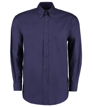 K105 Kustom Kit Long Sleeve Oxford Shirt Midnight Navy K105 Kustom Kit Long Sleeve Oxford Shirt Midnight Navy