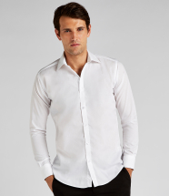 K192 Kustom Kit Long Sleeve Slim Fit Business Shirt