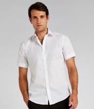 K191 Kustom Kit Short Sleeve Slim Fit Business Shirt