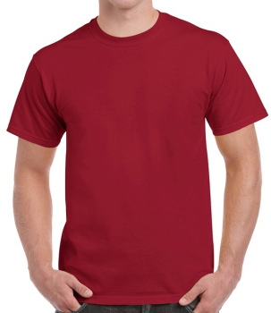 GD02 Gildan Ultra Cotton T-Shirts Cardinal Red