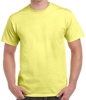 GD02 Gildan Ultra Cotton T-Shirts Cornsilk