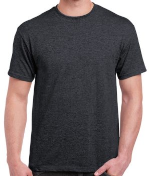 GD02 Gildan Ultra Cotton T-Shirts Dark Heather