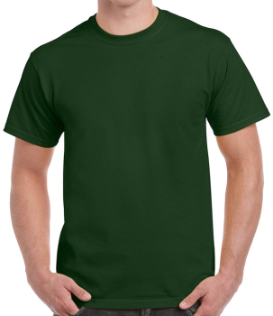 GD02 Gildan Ultra Cotton T-Shirts Forest Green