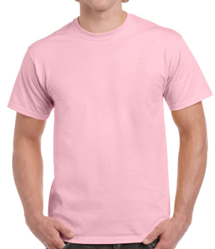 GD02 Gildan Ultra Cotton T-Shirts Light Pink