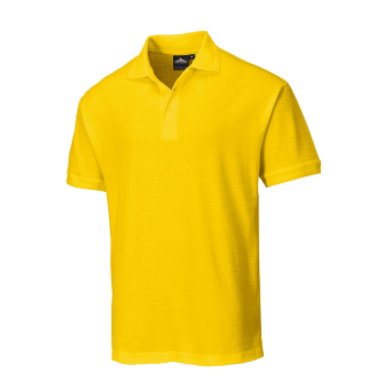 B210 Portwest Naples Polo Shirts Yellow