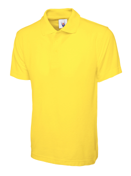Uneek 101 Yellow Classic Polo Shirts