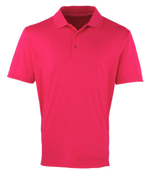 PR615 Coolchecker Pique Polo Shirt Hot Pink