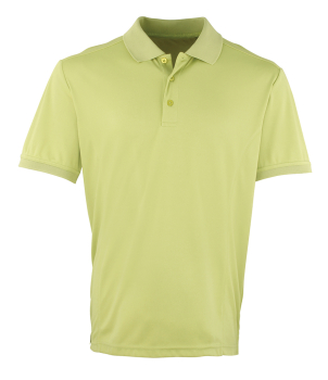 PR615 Coolchecker Pique Polo Shirt Lime