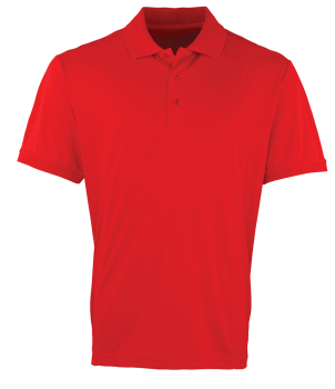 PR615 Coolchecker Pique Polo Shirt Red