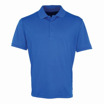 PR615 Coolchecker Pique Polo Shirt Royal Blue