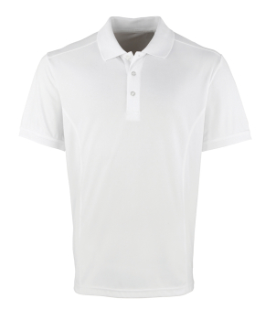 PR615 Coolchecker Pique Polo Shirt White