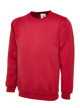 201 Uneek Premium Sweatshirts Red