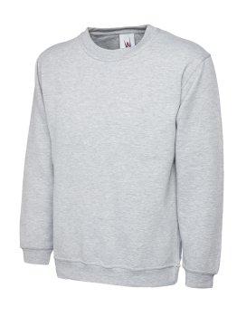 203 Uneek Classic Sweatshirts Heather Grey 203 Uneek Classic Sweatshirts Heather Grey