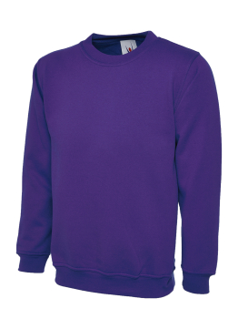 203 Uneek Classic Sweatshirts Purple