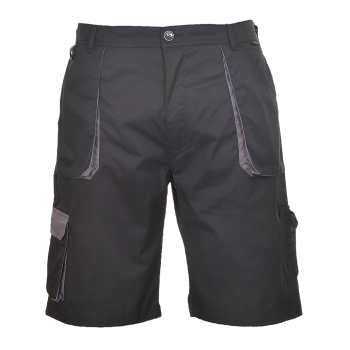 TX14 Portwest Contrast Shorts Black