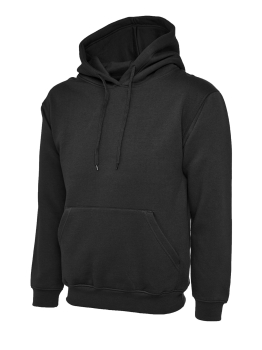501 Uneek Premium Hooded Sweatshirt Black