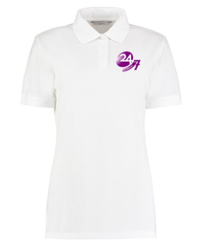 24X7 Ladies Polo Shirt White