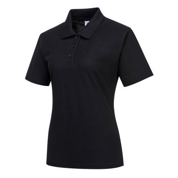 B209 Portwest Ladies Polo Shirt Black