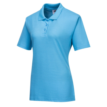 B209 Portwest Ladies Polo Shirt Sky Blue