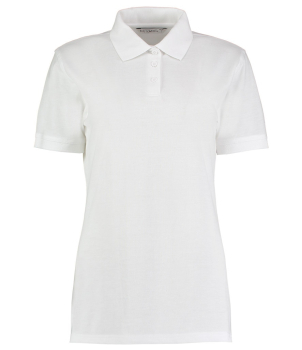K703 Kustom Kit Ladies Klassic Polo Shirt White
