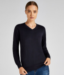 K353 Ladies Arundel Cotton Acrylic V Neck Sweater