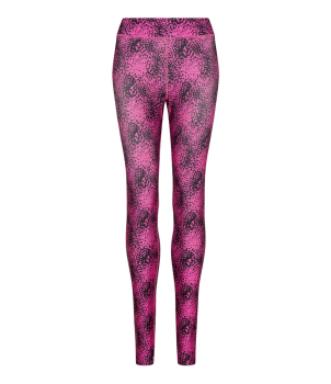 Ladies Cool Printed Leggings Speckled Pink