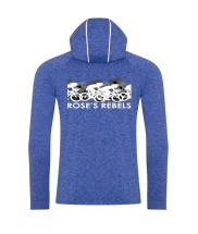 Roses Rebels Mens Cool Cowl Neck Top