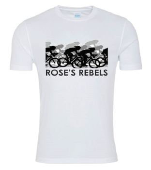 Roses Rebels Mens T-Shirts White