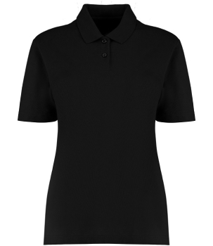 K722 Ladies Regular Fit Workforce Pique Polo Shirts Black