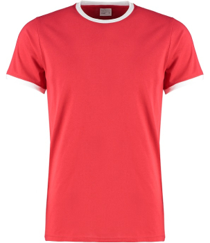 K508 Fashion Fit Ringer T-Shirt Red/White