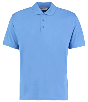 K403 Pique Polo Shirts Mid Blue