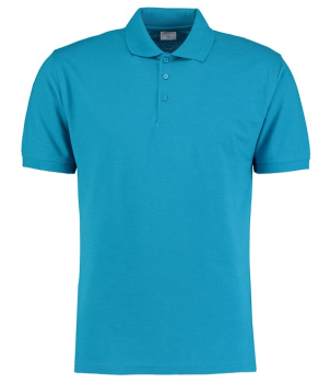 K413 Klassic Slim Fit Polo Shirts Turquoise Blue