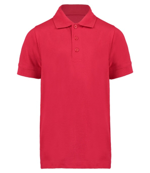 K406 Kids Klassic Poly/Cotton Pique Polo Shirt Red