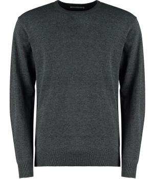 K253 Kustom Kit Arundel Crew Neck Sweaters Graphite Grey