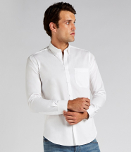 K113 Premium Long Sleeve Slim Fit Oxford Shirt
