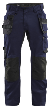 Blaklader Craftsman Trousers with Stretch Dark Navy Blue
