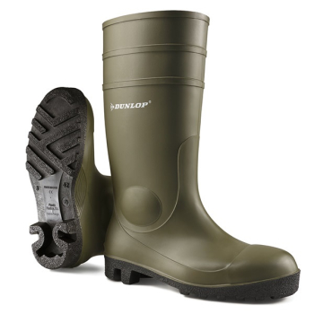 Dunlop Safety Wellington Green