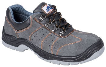 FW02 Steelite Perforated Trainer S1P Grey FW02 Steelite Perforated Trainer S1P Grey