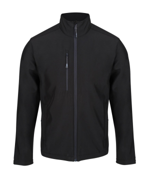 TRA600 Men's Regatta Honestly Made Softshell Jackets Black