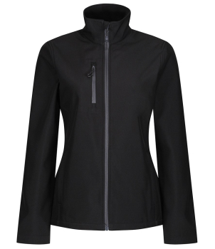 TRA616 Women's Regatta Honestly Made Softshell Jackets Black