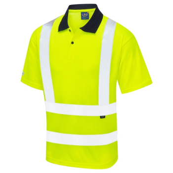 Croyde EcoVis Polo Shirt Yellow