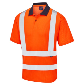 Croyde EcoVis Polo Shirt Orange